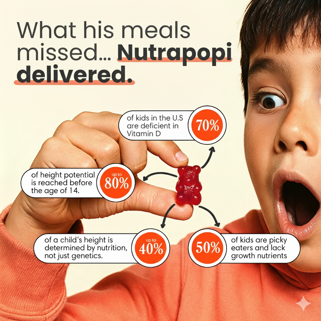 Nutrapopi Growth Gummies