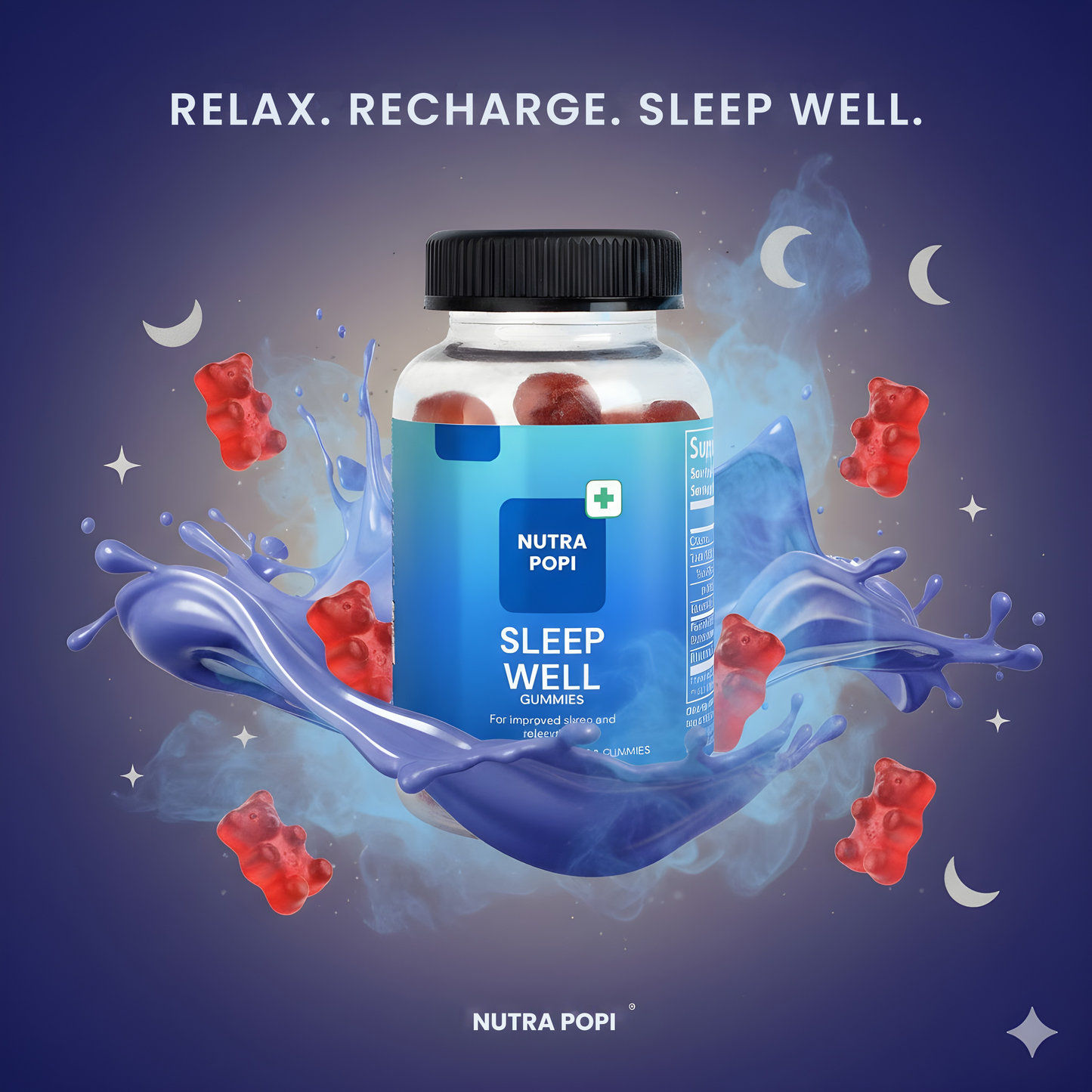 NutraPopi Sleep-Well Gummies